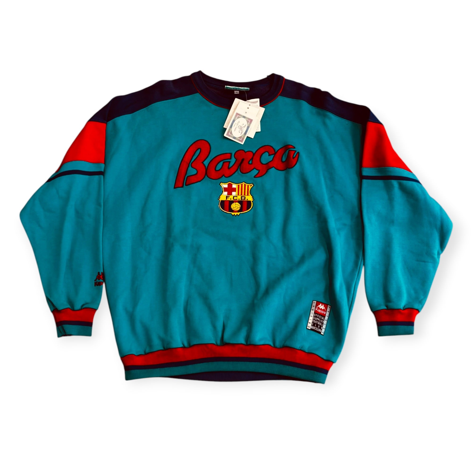 FC Barcelona 1992/95 Kappa Sweatshirt *NEW* (Large)