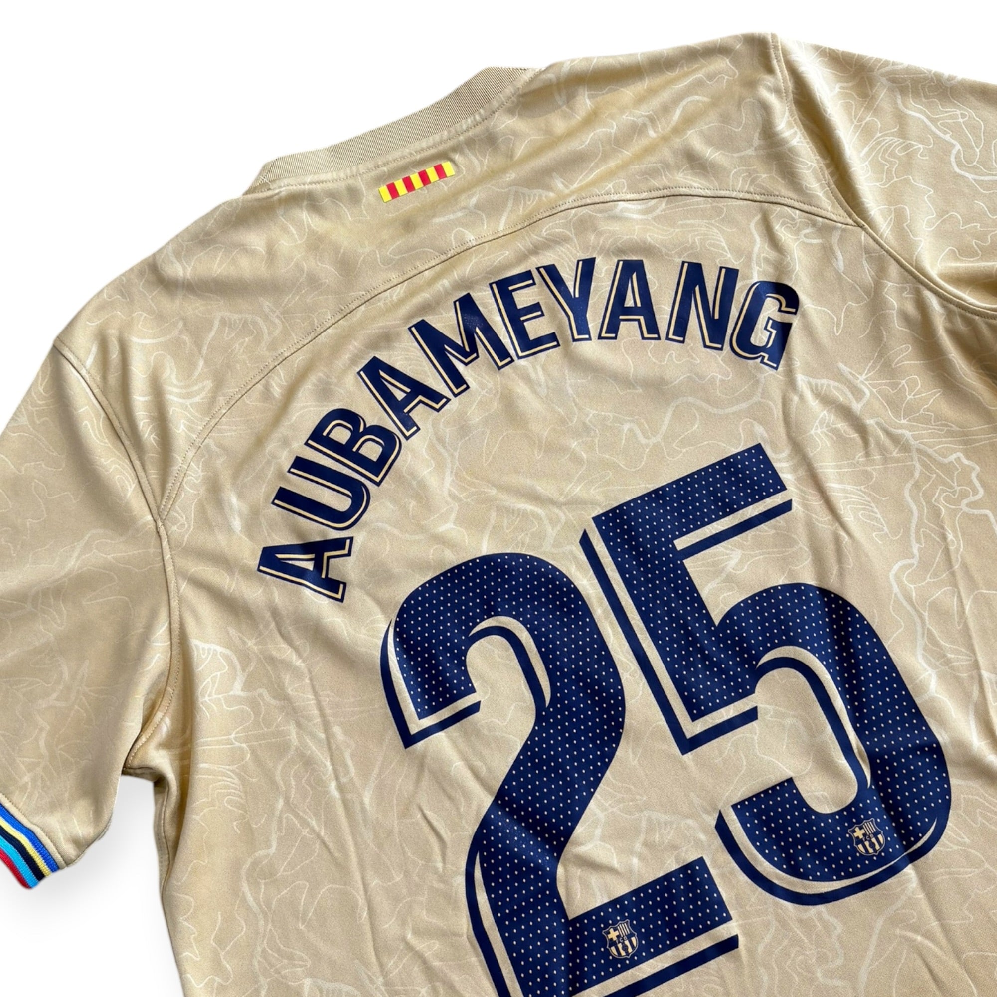 FC Barcelona 2022/23 Away - Aubameyang 25 (Large)