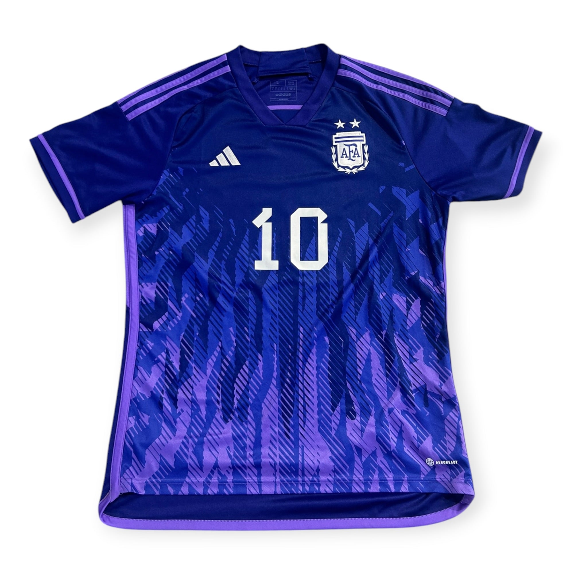 Argentina 2022 Away - Messi 10 (Large) - KITLAUNCH