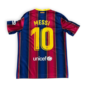 FC Barcelona 2020/21 Home - Messi 10 (Large)