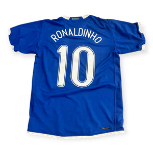 Brazil 2006 Away - Ronaldinho 10 (Small) - KITLAUNCH