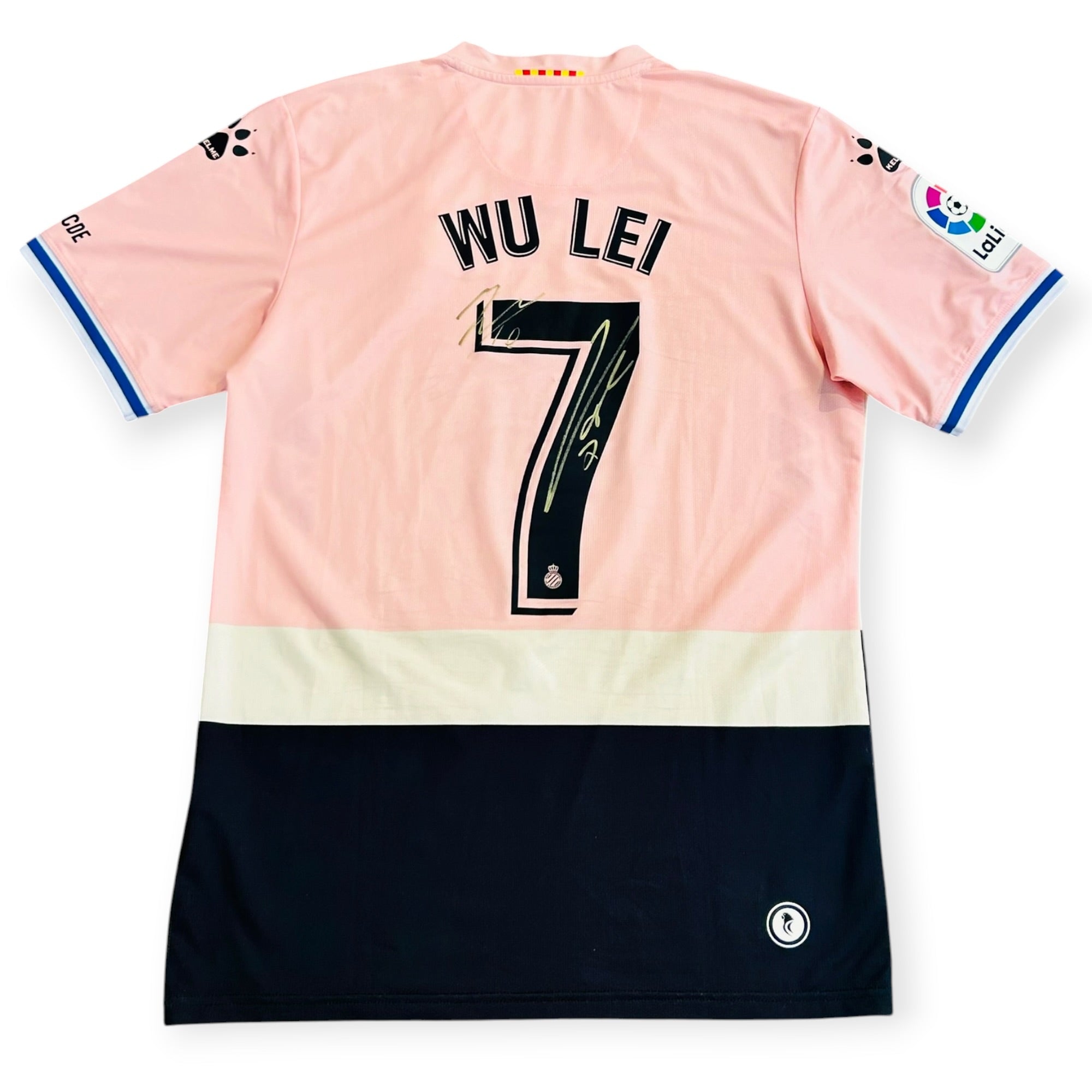 RCD Espanyol 2019/20 3rd Player Version *Signed by Wu Lei & Matías Vargas* - Wu Lei 7 (Medium) - KITLAUNCH