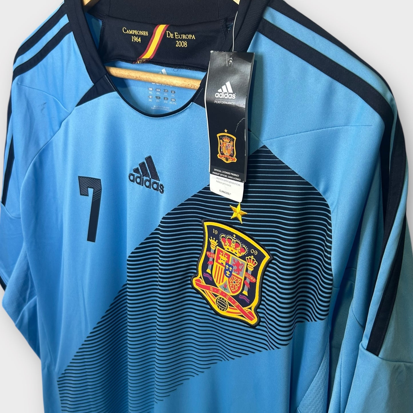 Spain 2012 Away - David Villa 7 (2XL)