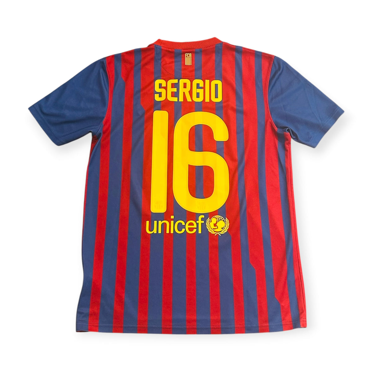 FC Barcelona 2011/12 Home Basic Version - Sergio 5 (Medium) - KITLAUNCH
