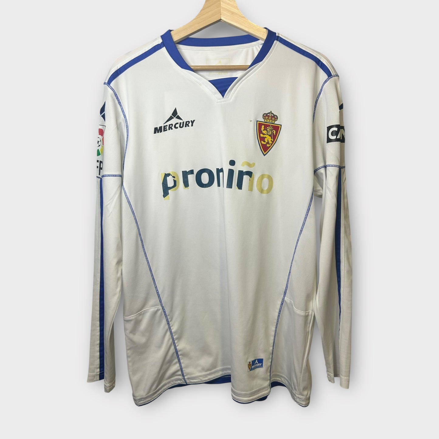 Real Zaragoza 2012/13 Home Match Issue L/S - J.Paredes 3 (Large)