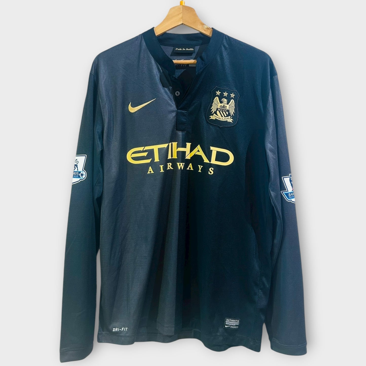 Manchester City 2013/14 Away - David Silva 21 L/S (Medium)
