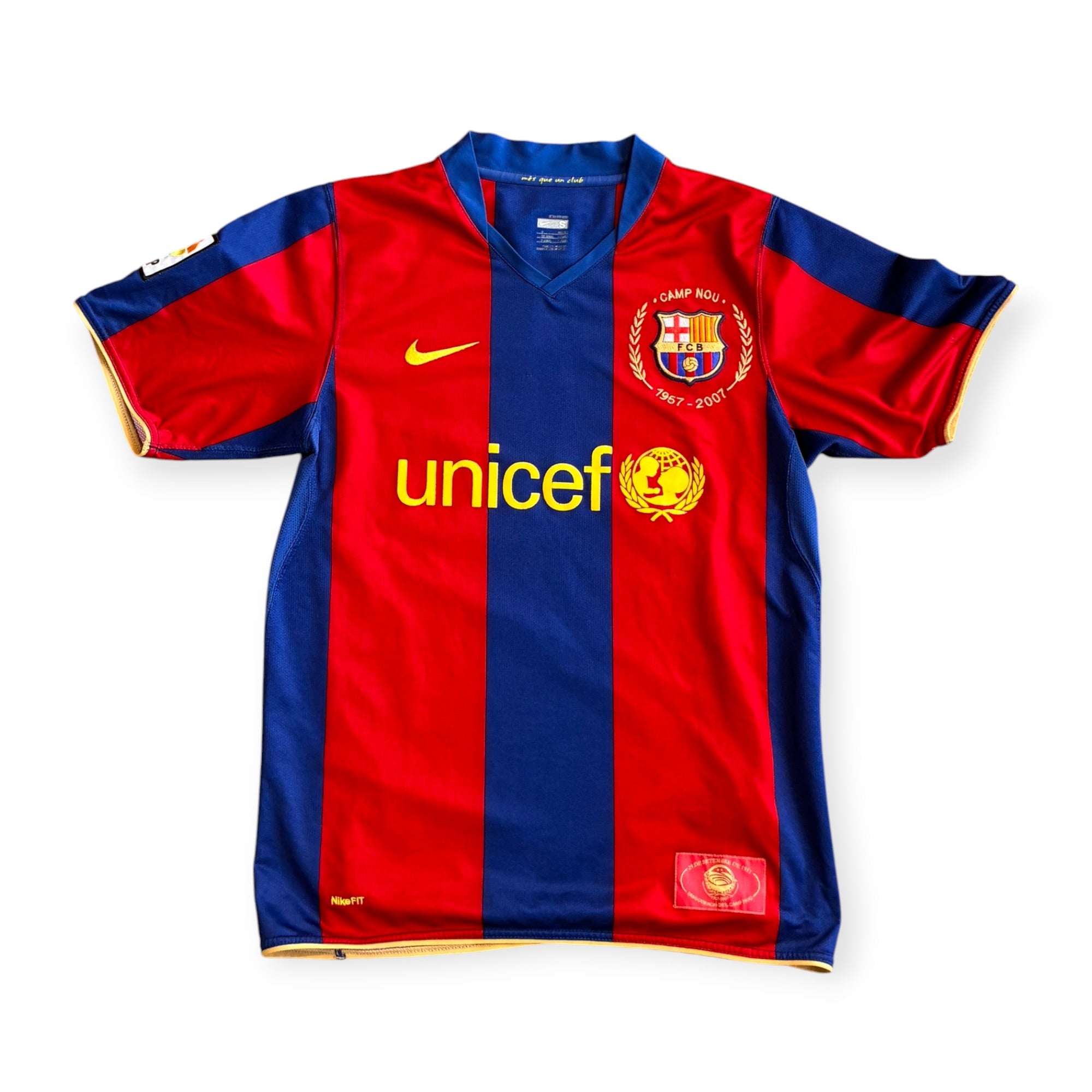FC Barcelona 2007/08 Home - Messi 19 (Small)