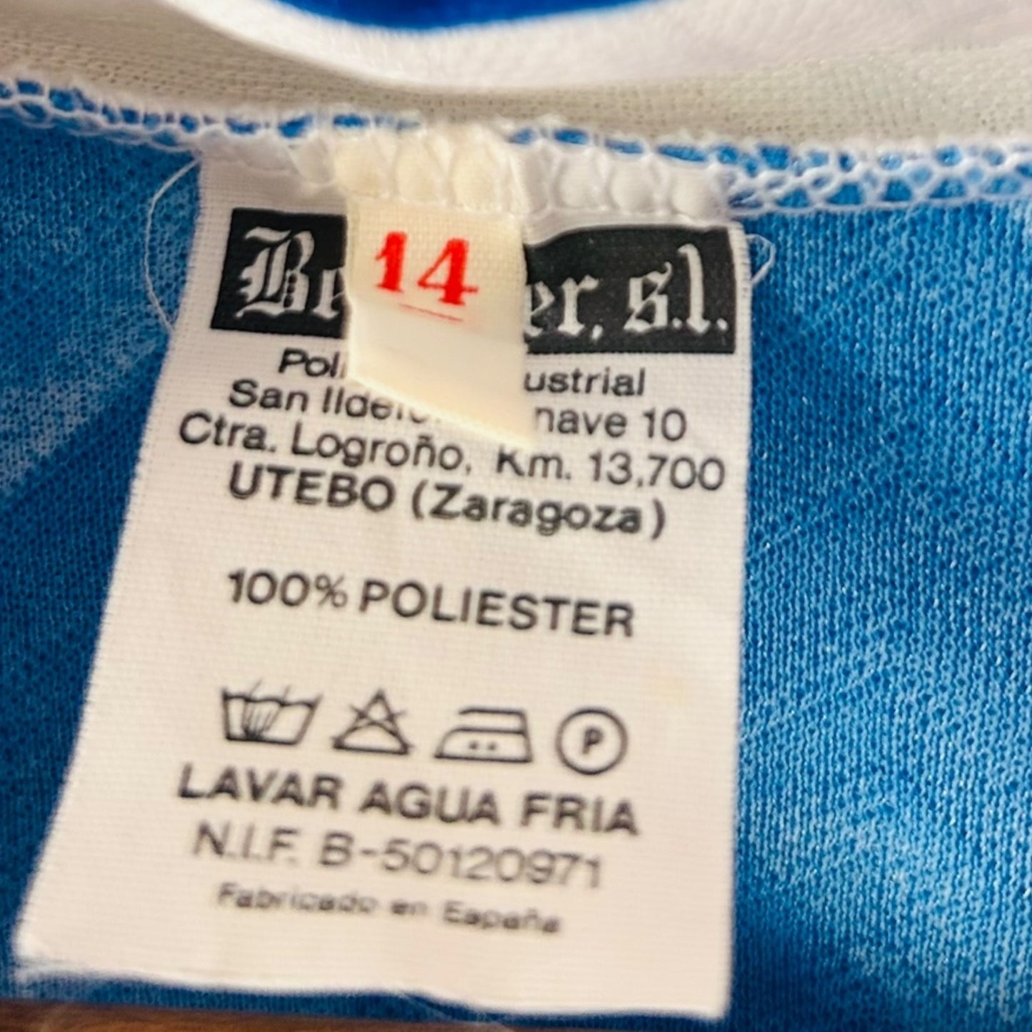 UE Lleida 1991/92 Home Long Sleeve (Small)