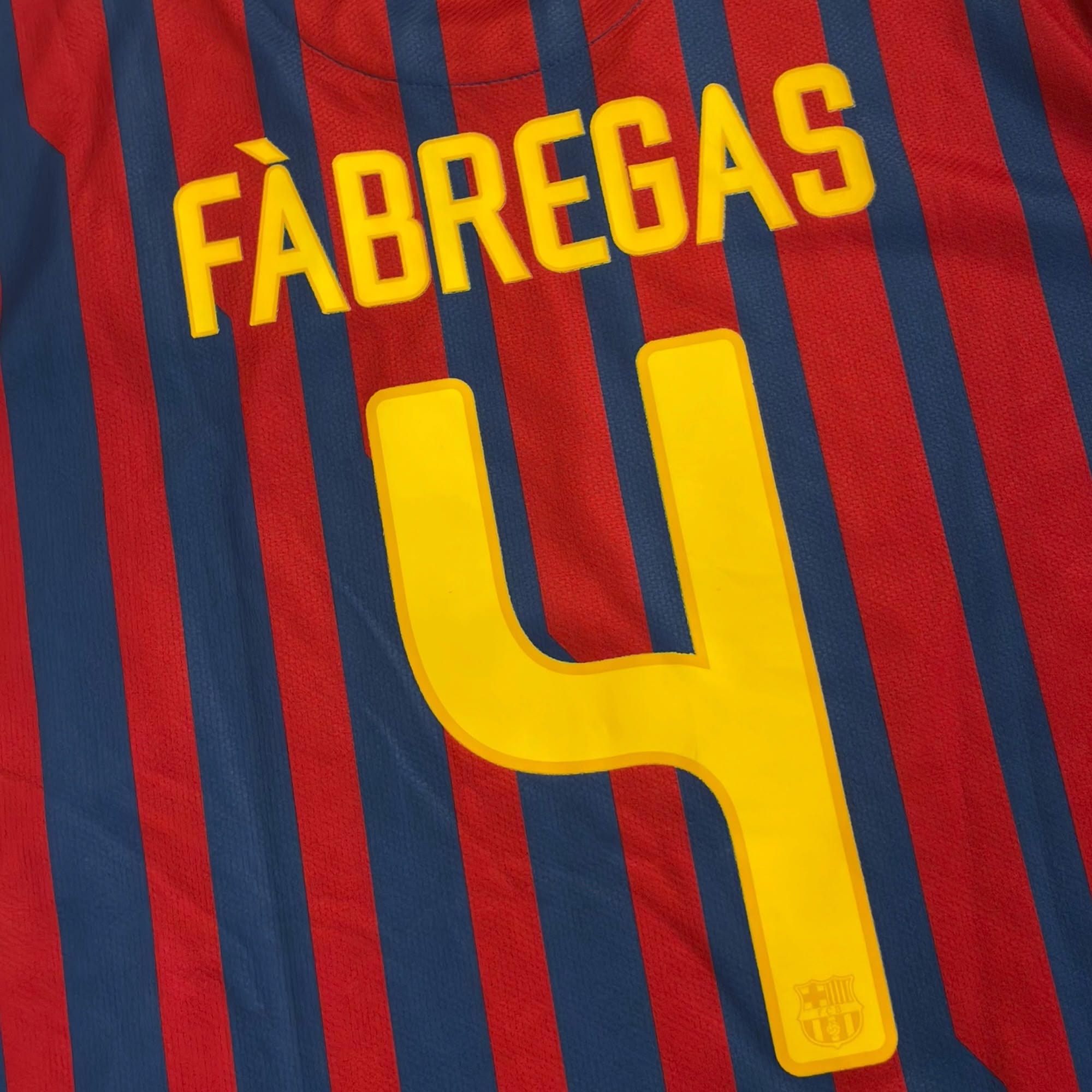 FC Barcelona 2011/12 Home- Fàbregas 4 (2XL)