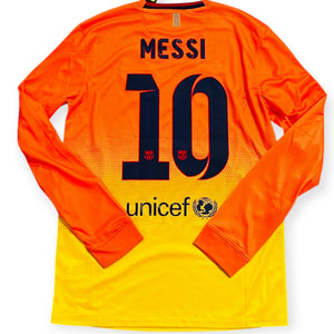 FC Barcelona 2012/13 Away *New* Long Sleeve - Messi 10 (Small) - KITLAUNCH