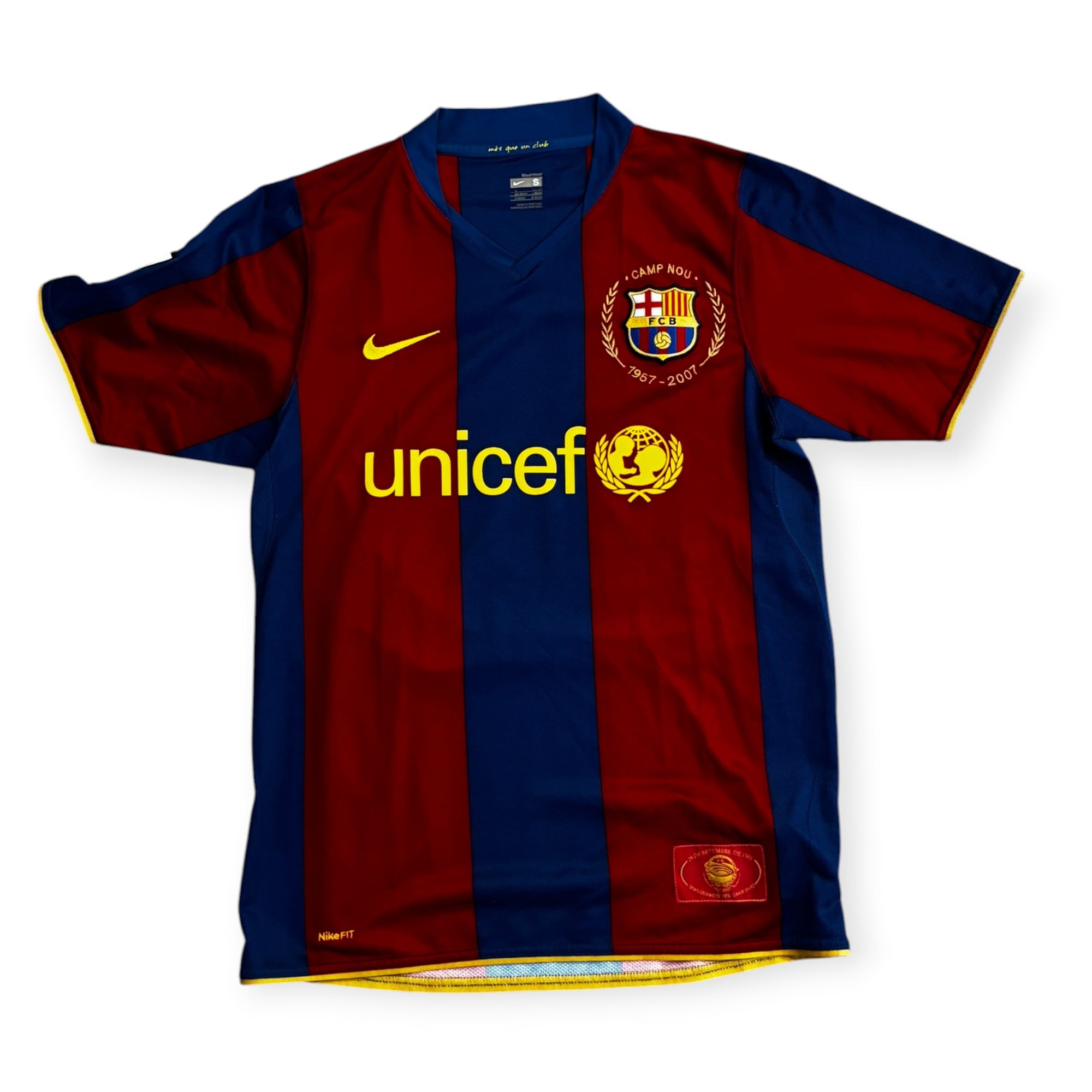 FC Barcelona 2007/08 Home - Messi 19 (Small)