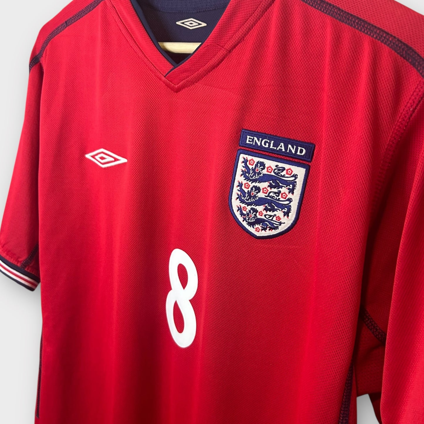 England 2002/04 Away - Scholes 8
