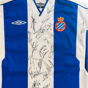 RCD Espanyol 2003/04 Home Squad Signed (Medium)