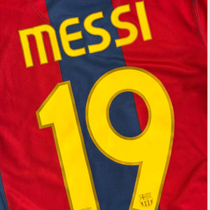 FC Barcelona 2007/08 Home - Messi 19 (Small)