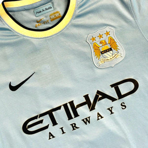 Manchester City 2013/14 Home *Player Issue* - Richards 2 (XL)
