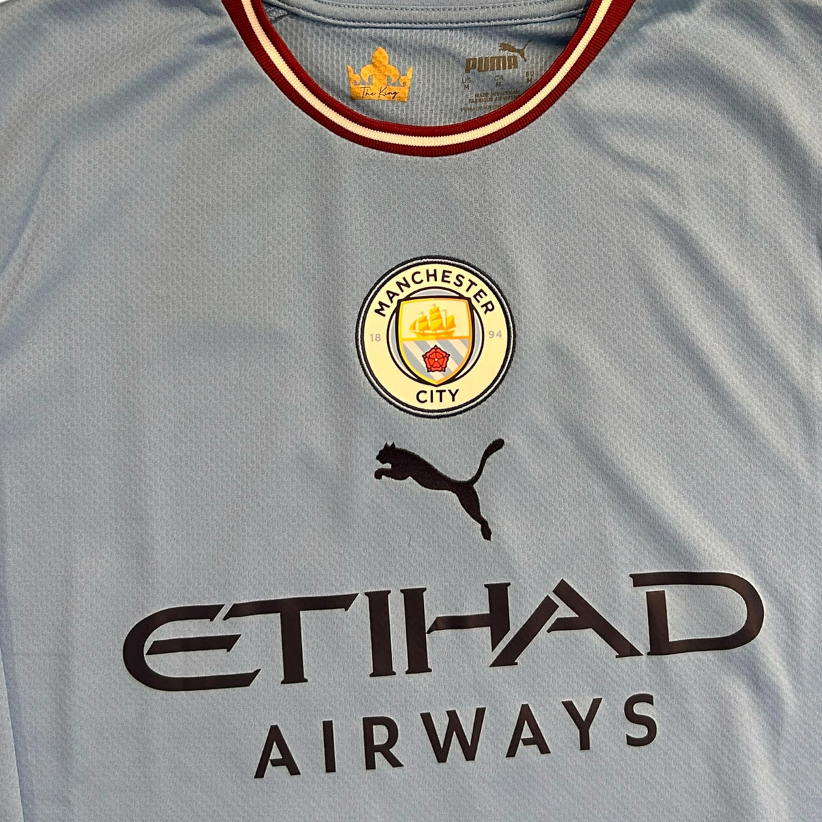 Manchester City 2022/23 Home L/S- Haaland 9 (Medium) - KITLAUNCH