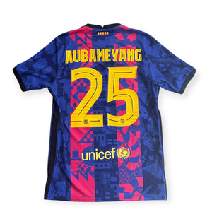 FC Barcelona 2021/22 European Home - Aubameyang 25 (Medium)