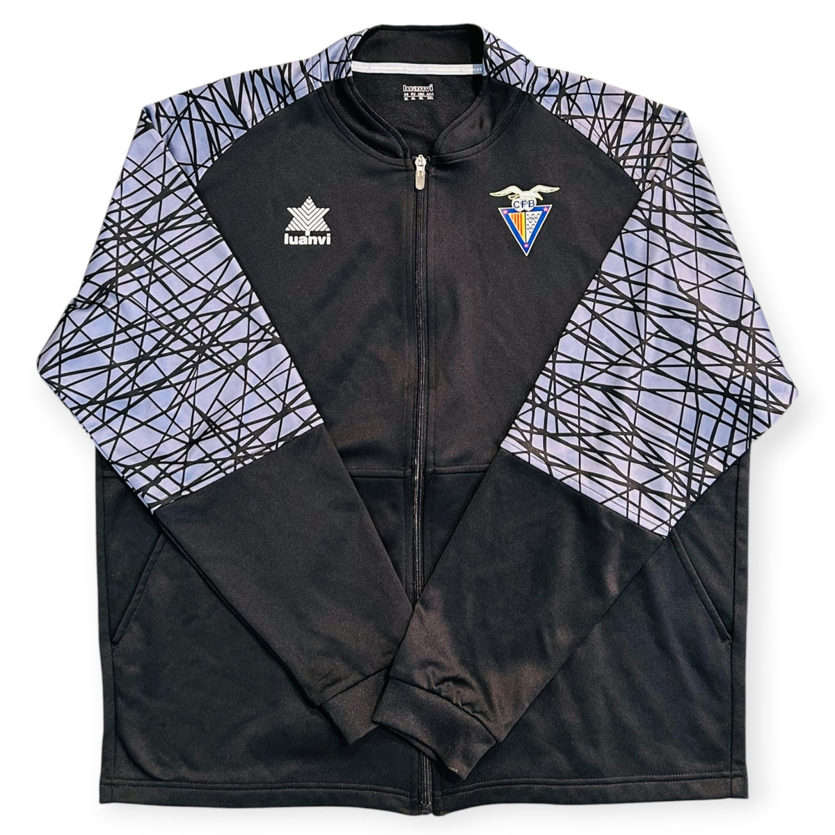 CF Badalona 2022/23 Black Luanvi Track Jacket (XL)