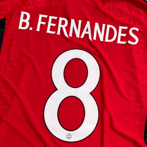 Manchester United FC 2023/24 Home Authentic - B. Fernandes (XL) - KITLAUNCH