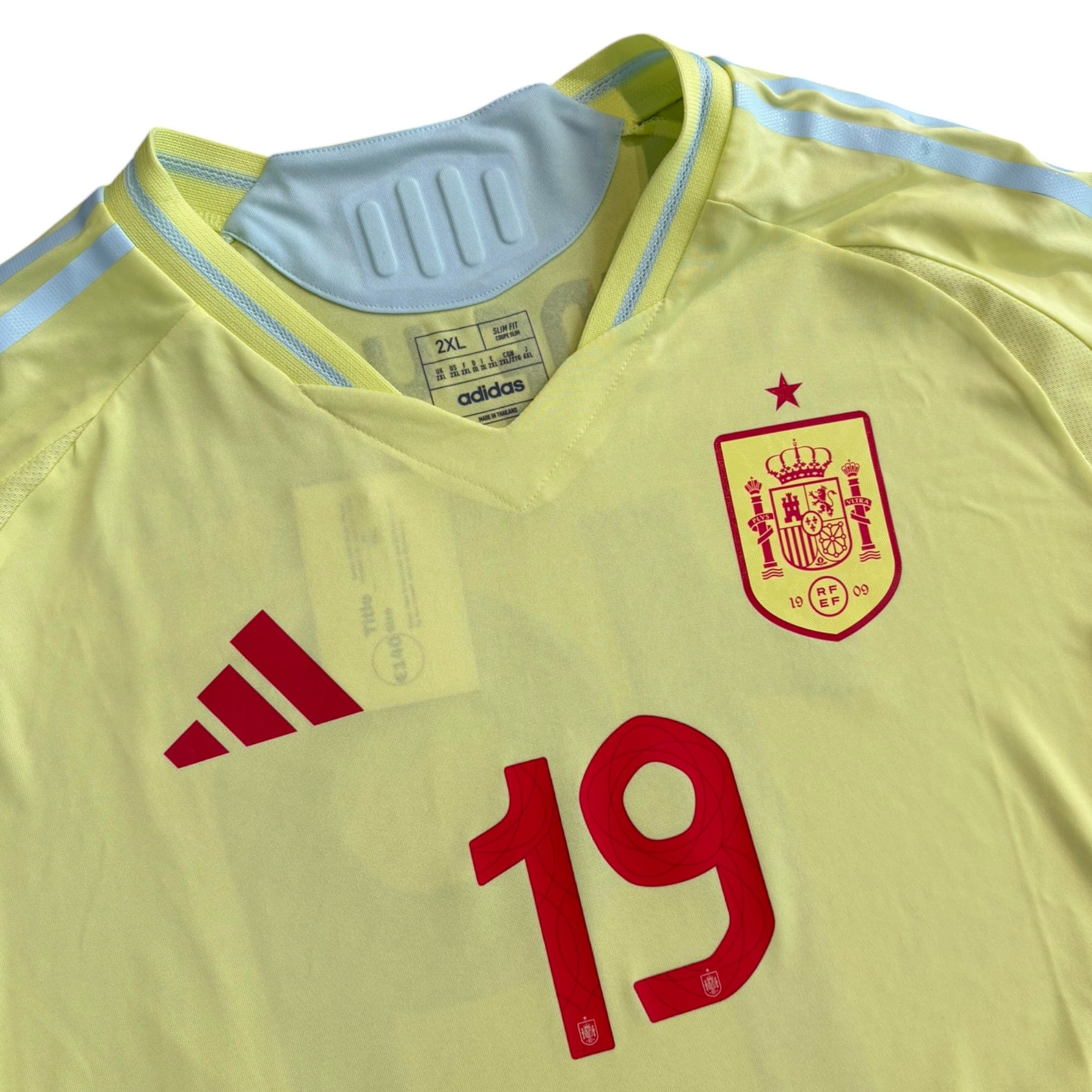 Spain 2024 Away Long Sleeve Player Version - Lamine Yamal 27 (XXL)