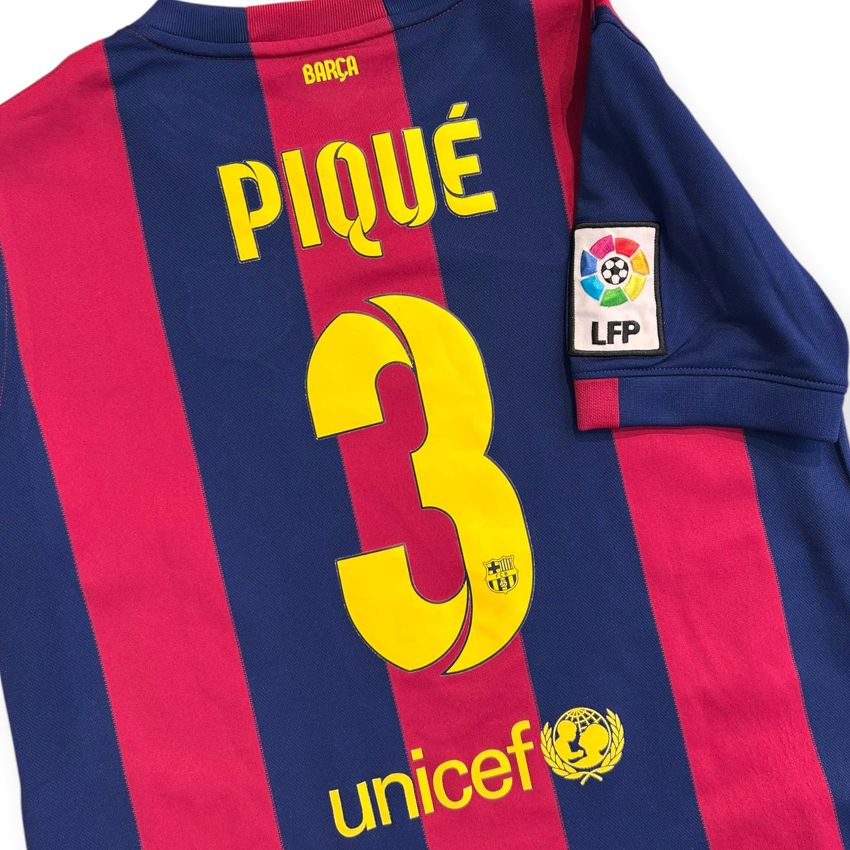 FC Barcelona 2014/15 Home - Piqué 3 (XS)