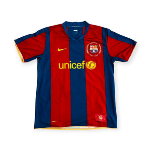 FC Barcelona 2007/08 Home - Messi 19 (Large)