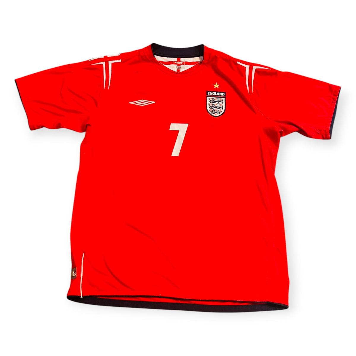 England 2004 Away - Beckham 7 (XL) - KITLAUNCH