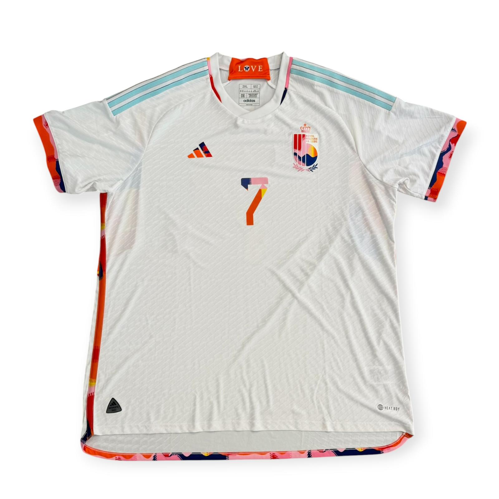 Belgium 2022 Away AU Version - De Bruyne 7 (2XL)