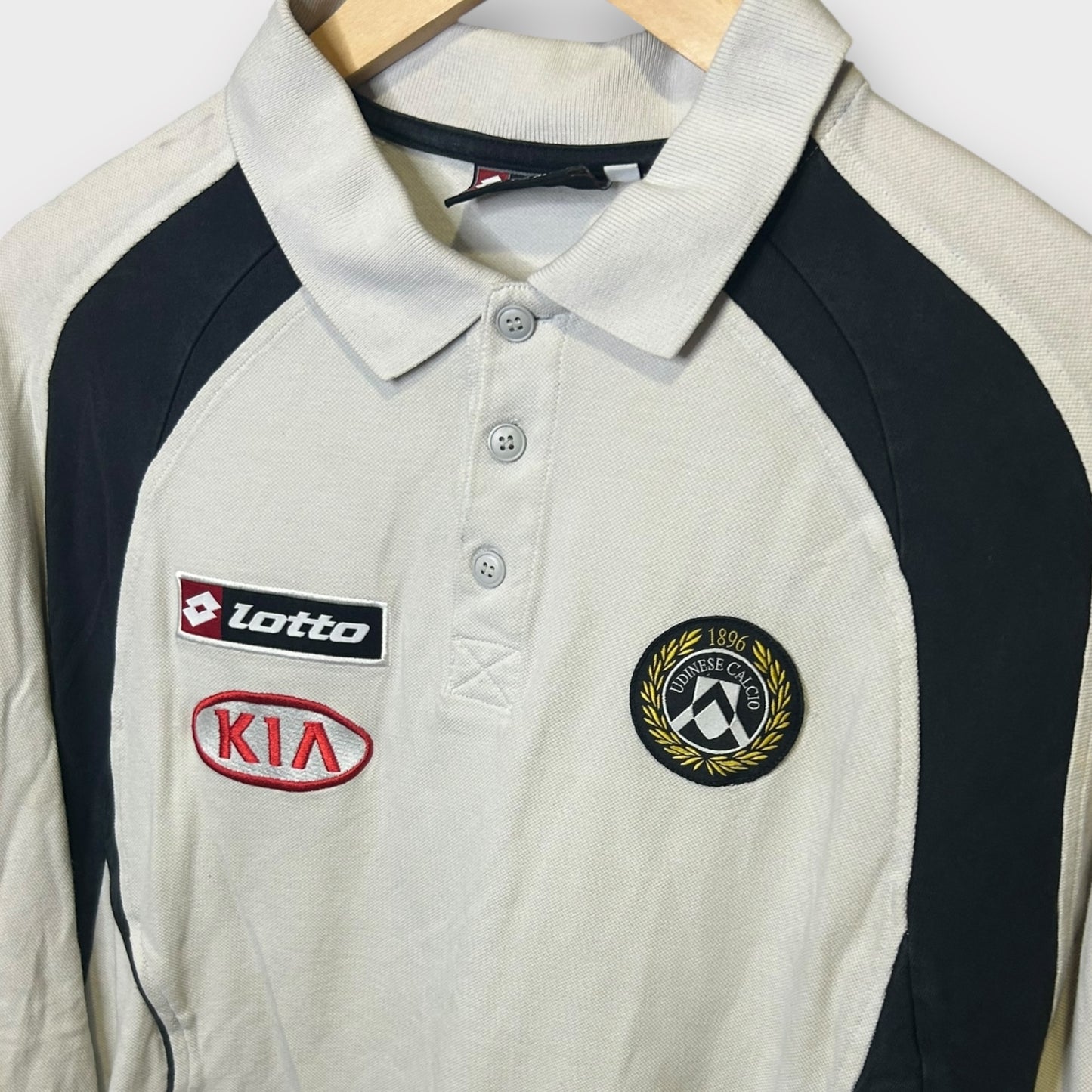 Udinese Calcio Lotto Long Sleeve Polo