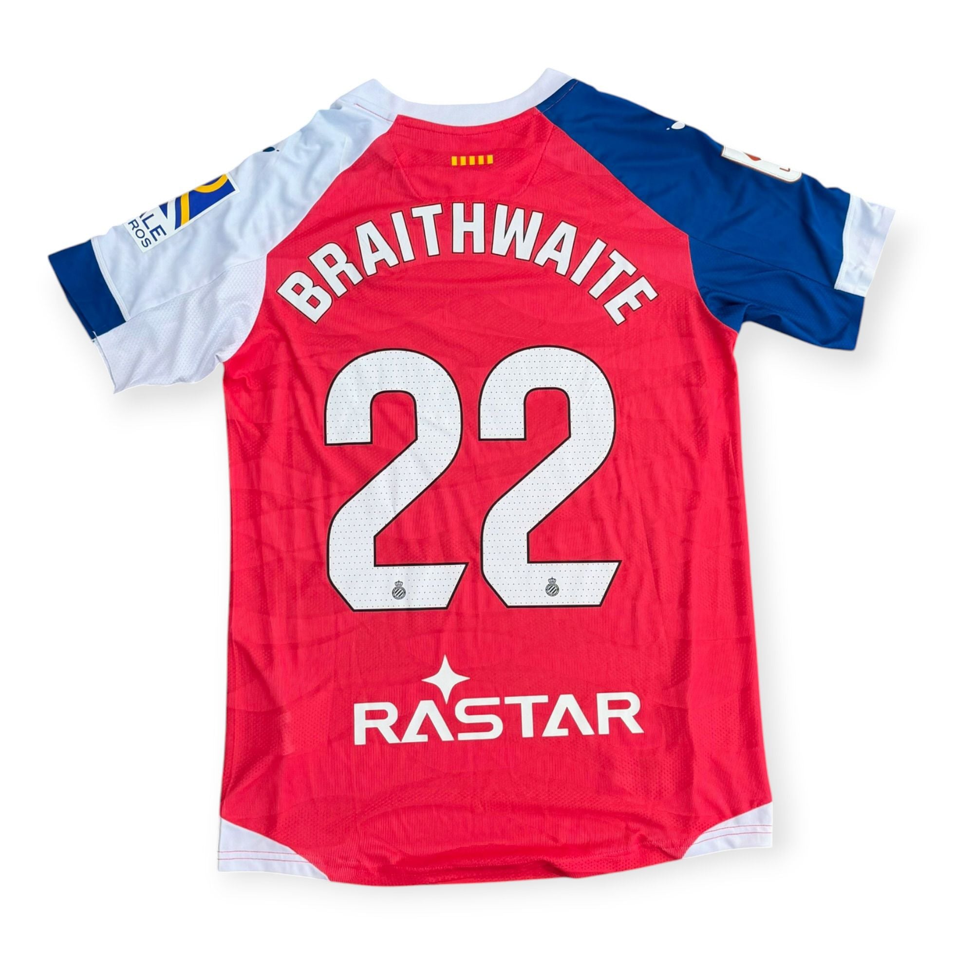 RCD Espanyol 2023/24 Away Match Worn - Braithwaite 22 (Medium)