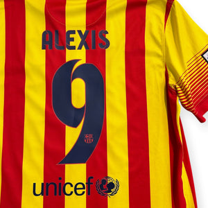 FC Barcelona 2013/14 Away - Alexis 9 (Large)