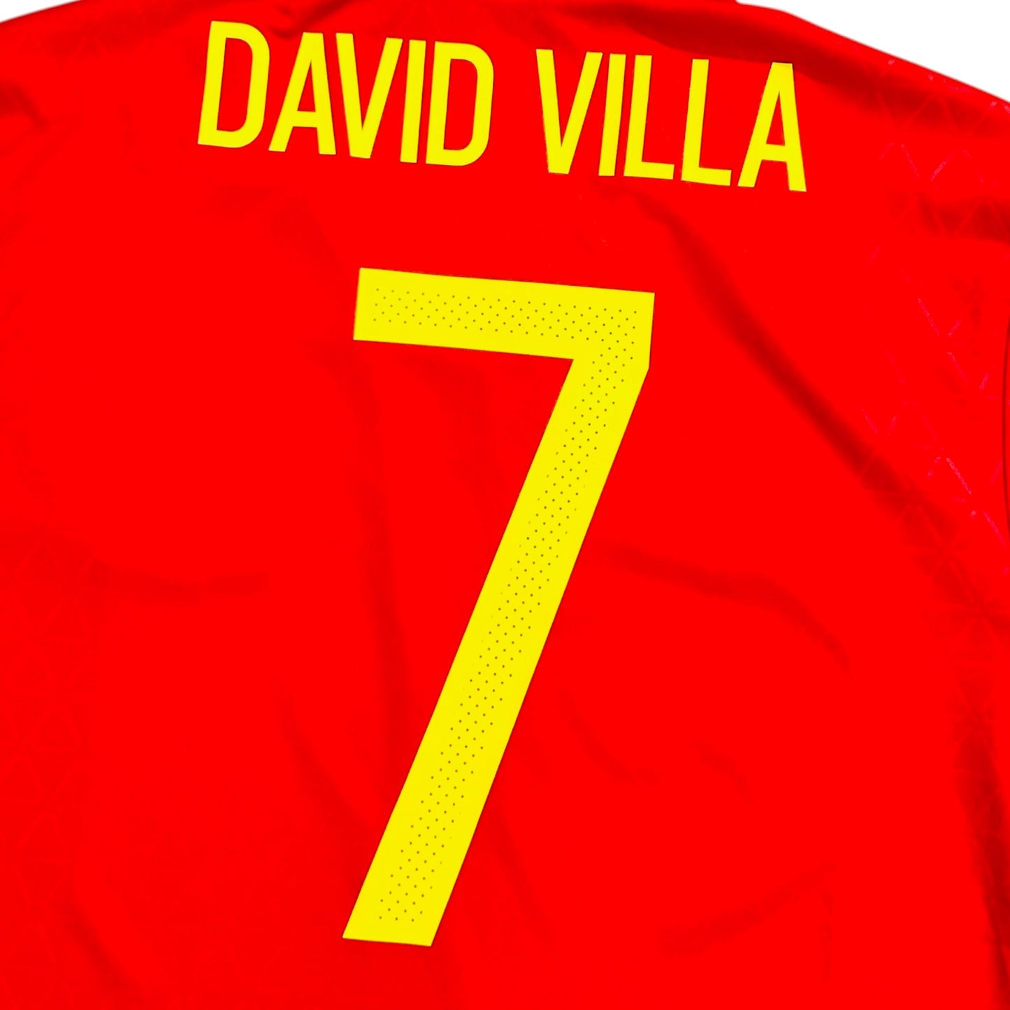 Spain 2016 Home - David Villa 7 (Large) - KITLAUNCH