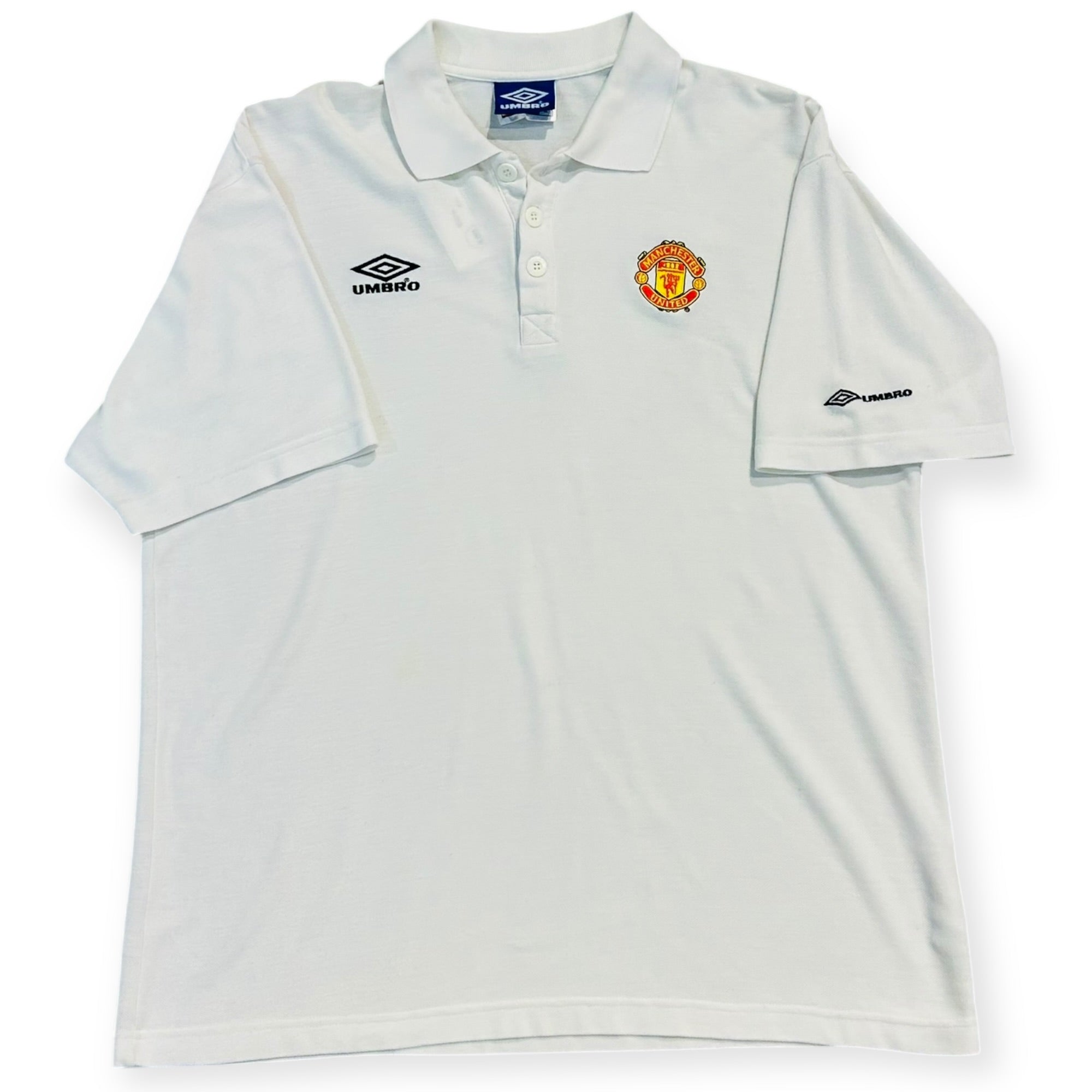 Manchester United 90s Umbro Polo (XL) - KITLAUNCH