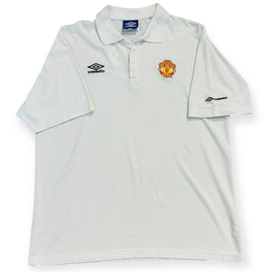 Manchester United 90s Umbro Polo (XL) - KITLAUNCH