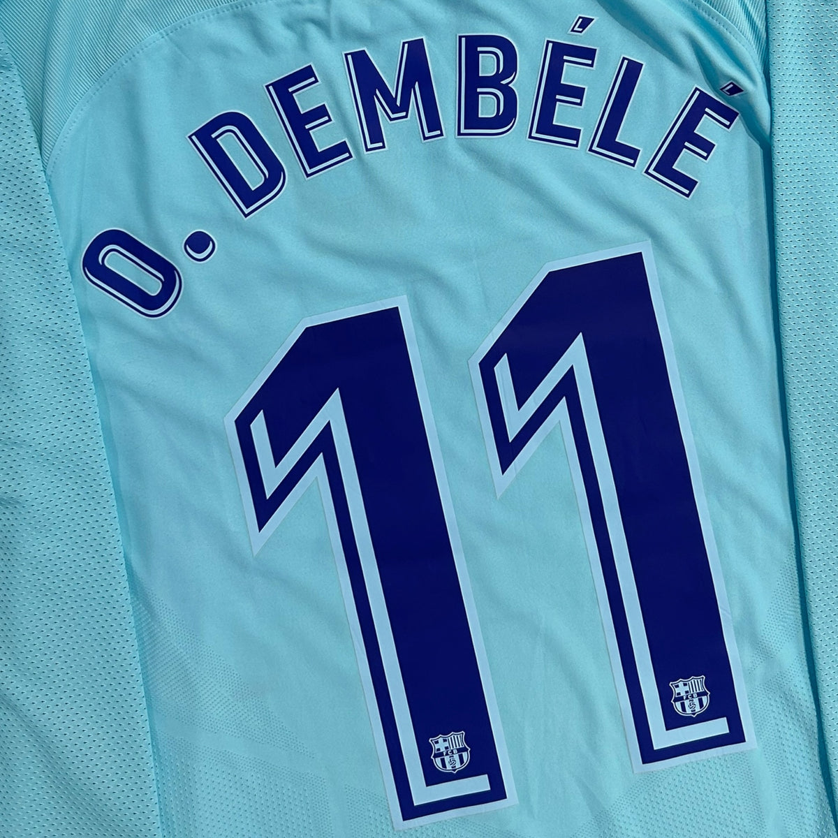 FC Barcelona 2017/18 Away 'Dembele 11' L/S Kitroom Issued (Medium) - KITLAUNCH