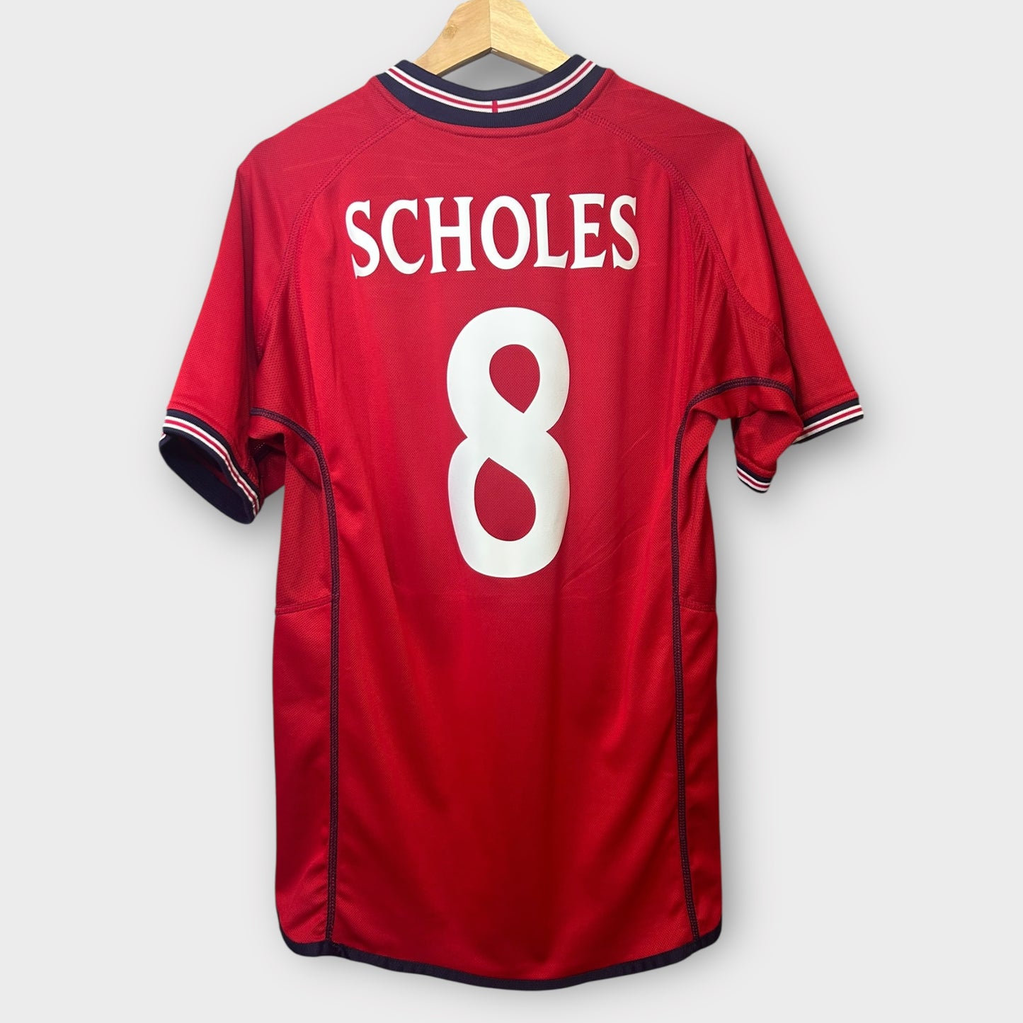 England 2002/04 Away - Scholes 8