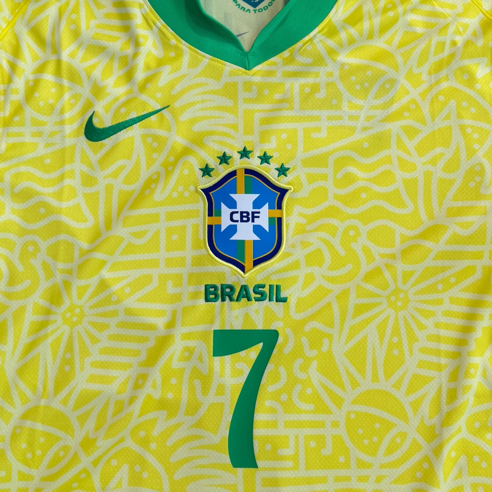 Brazil 2024 Home - Vini Jr 7 (Large)