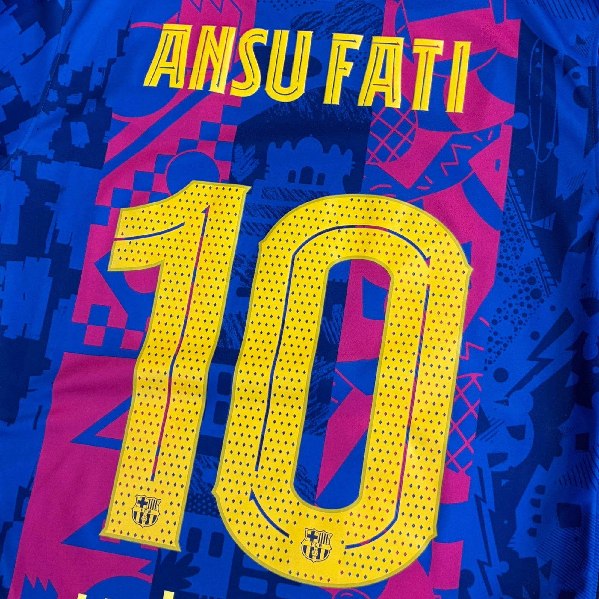 FC Barcelona 2021/22 UCL Home - Ansu Fati 10 (Medium)