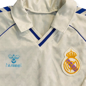 Real Madrid 1986/88 Home L/S (Medium) - KITLAUNCH