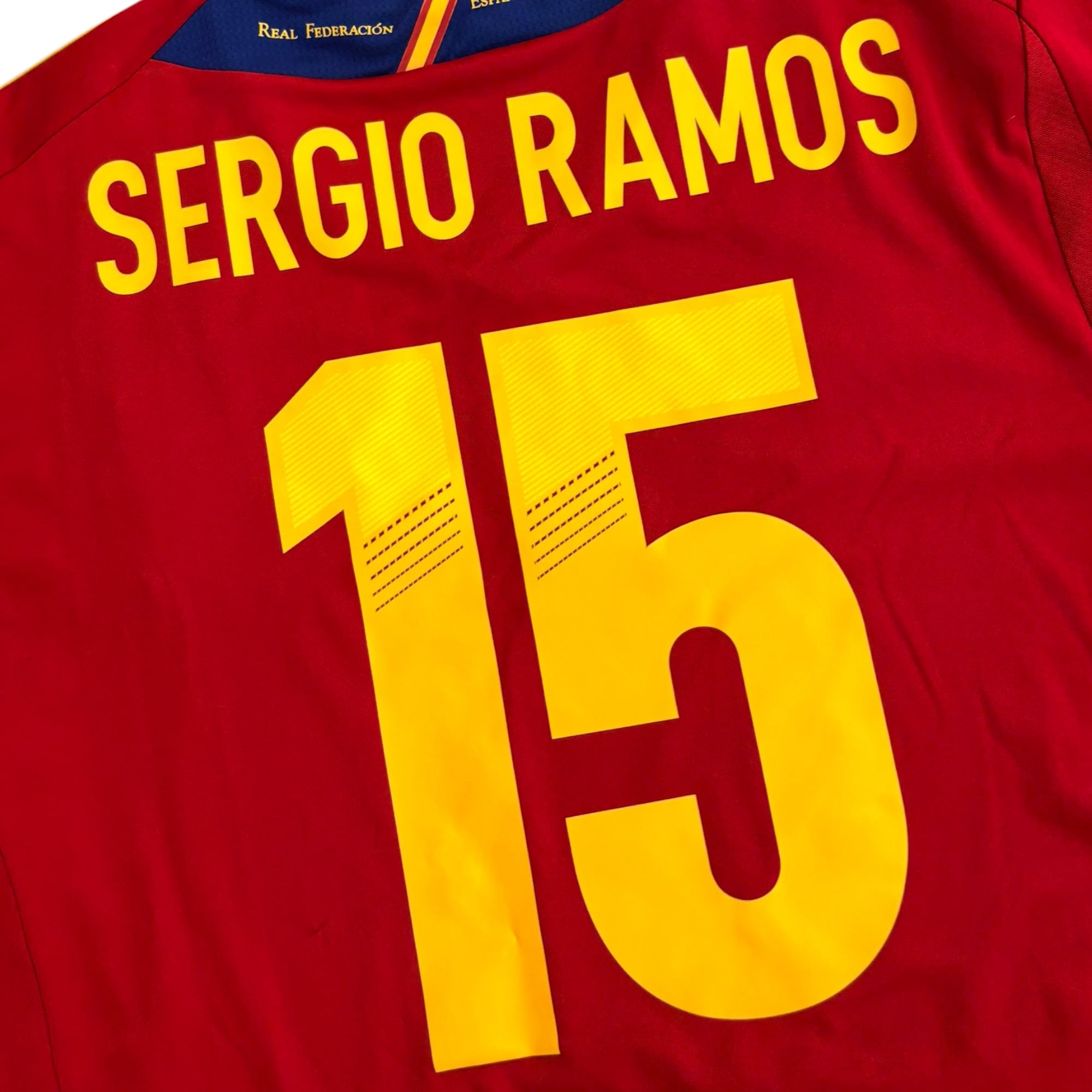 Spain 2012 Home - Sergio Ramos 15 (Large)