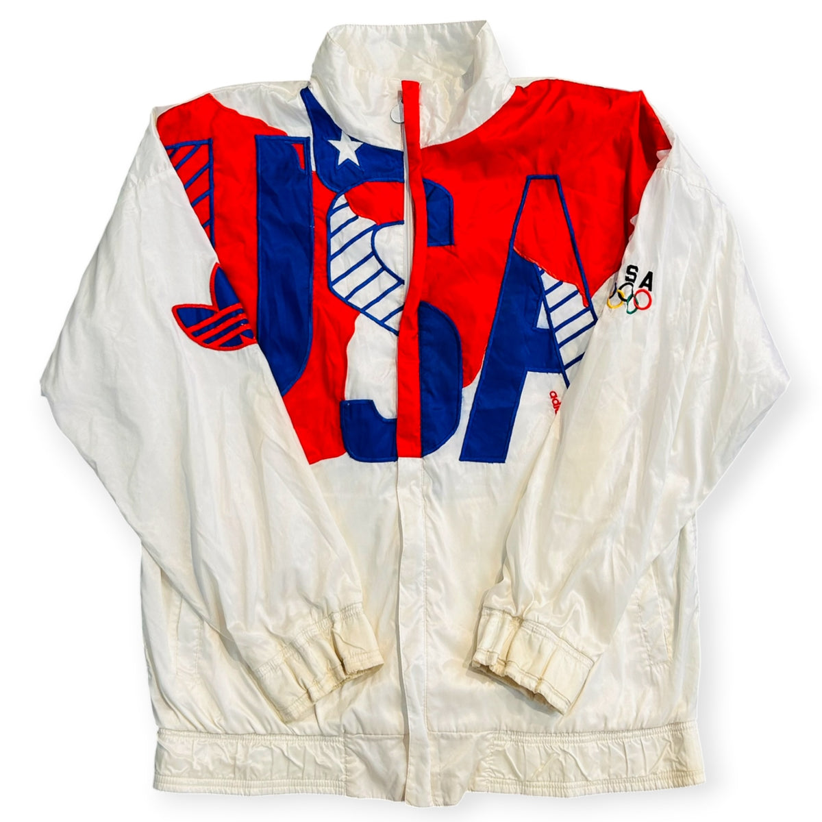 USA 1980s Olympics Adidas Jacket (Medium) - KITLAUNCH