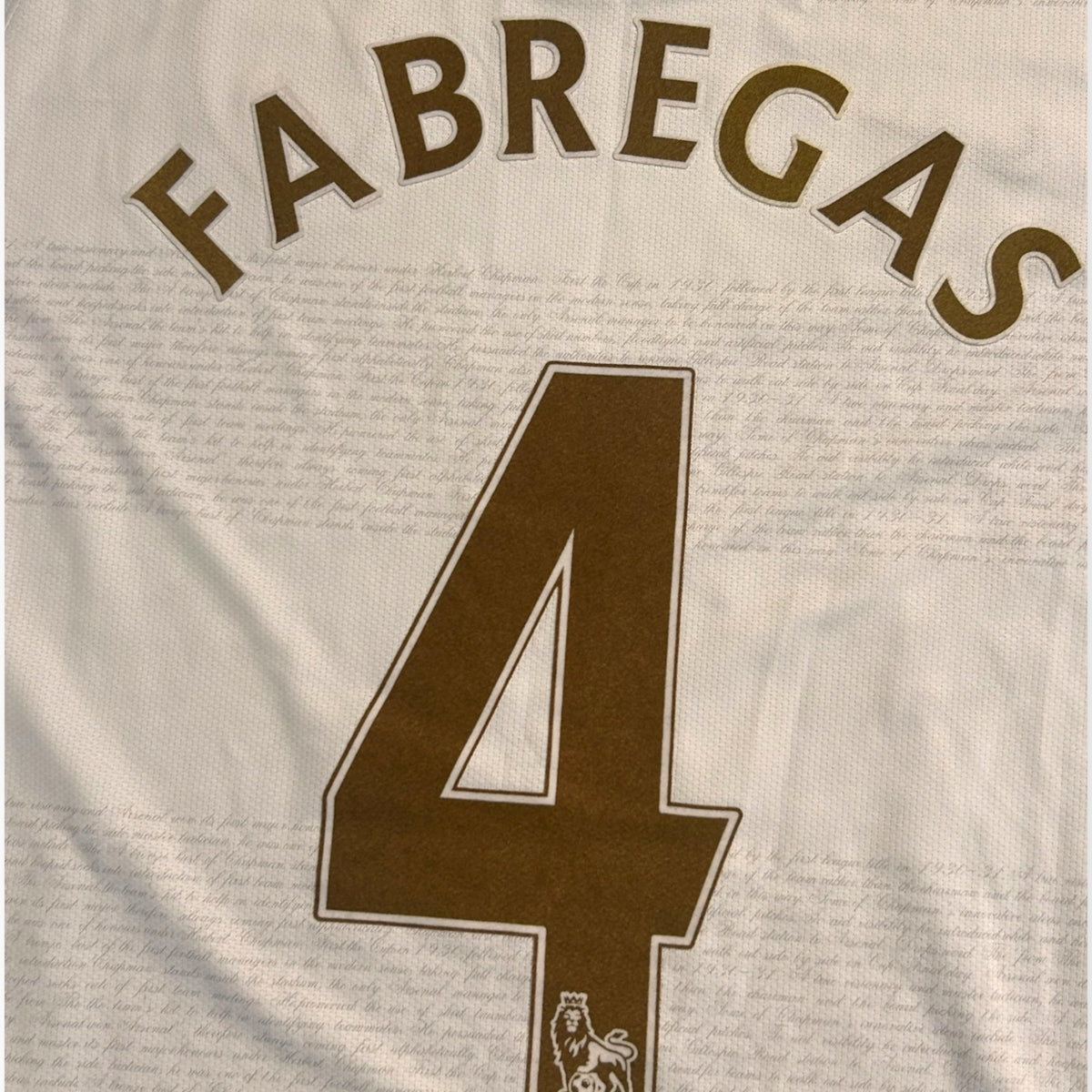 Arsenal FC 2007/08 Away - Fabregas 4 (XL) - KITLAUNCH