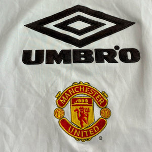 Manchester United FC 1997/98 White Umbro Pre Match (Medium)