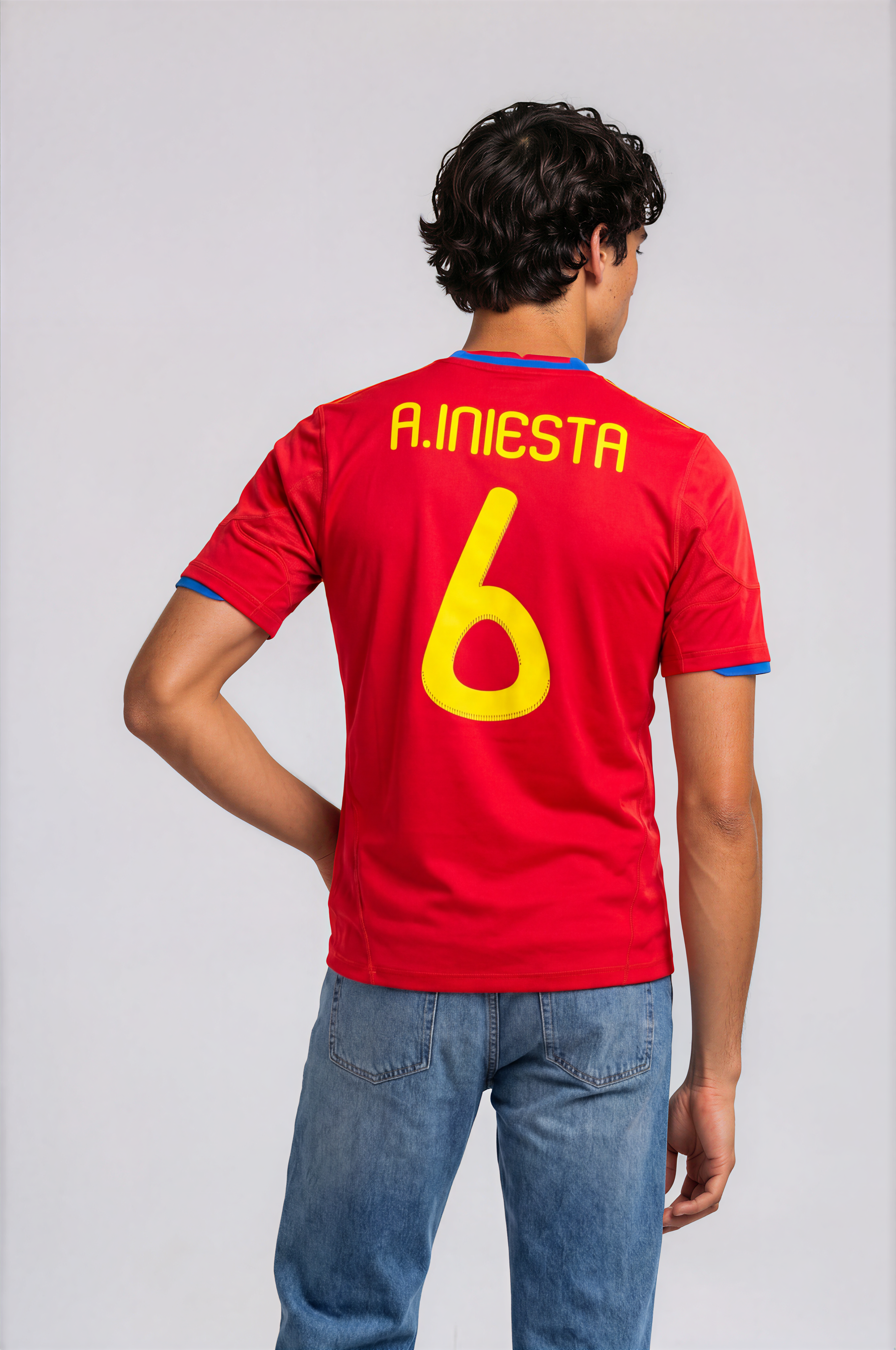 Spain 2010 Home - Iniesta 6 (Medium)