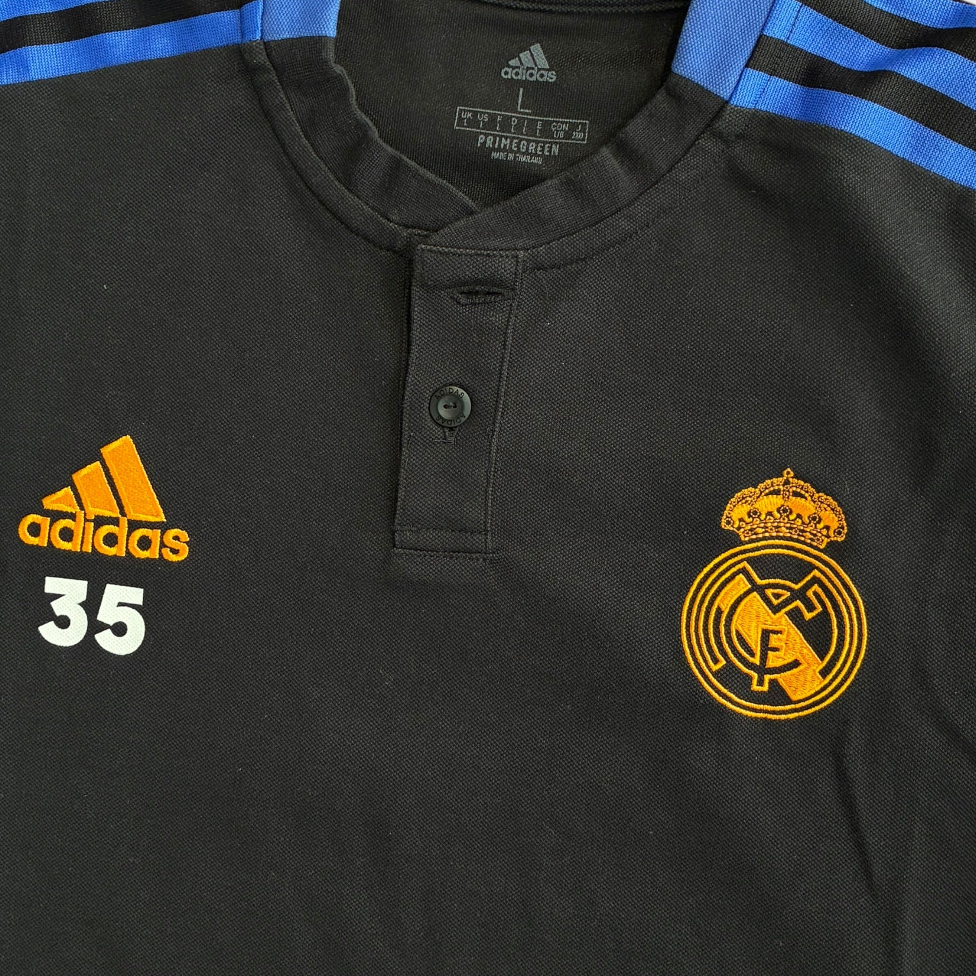 Real Madrid 2021/22 Adidas Tee Issued to Miguel Guiterrez (Large)