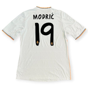 Real Madrid 2013/14 Home - Modric 19 (Large) - KITLAUNCH