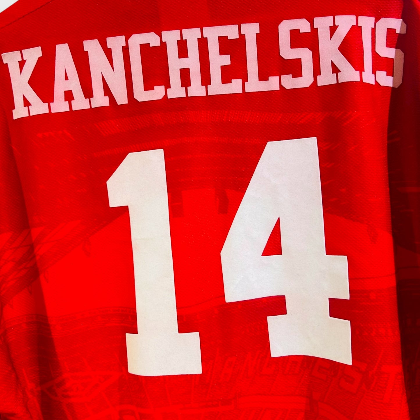 Manchester United 1994/96 Home - Kancheslskis 14 (Large)
