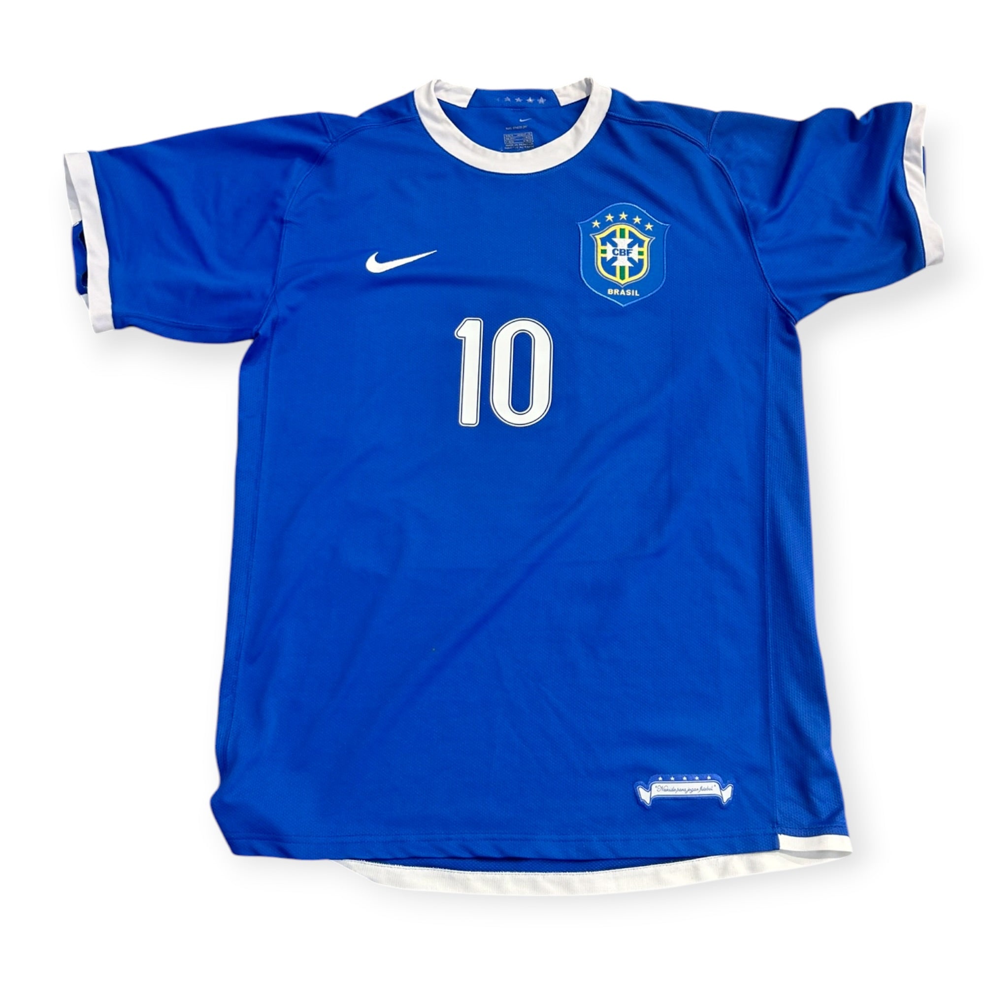 Brazil 2006 Away - Ronaldinho 10 (Small) - KITLAUNCH