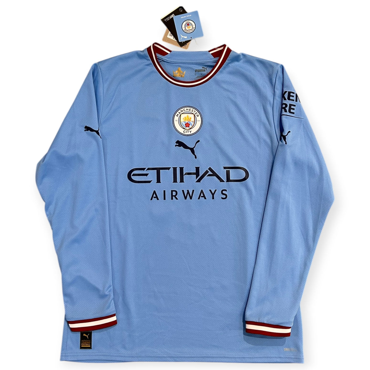 Manchester City 2022/23 Home L/S- Haaland 9 (Medium) - KITLAUNCH