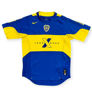 CA Boca Juniors 2005 Home Centenary Shirt (Small) - KITLAUNCH